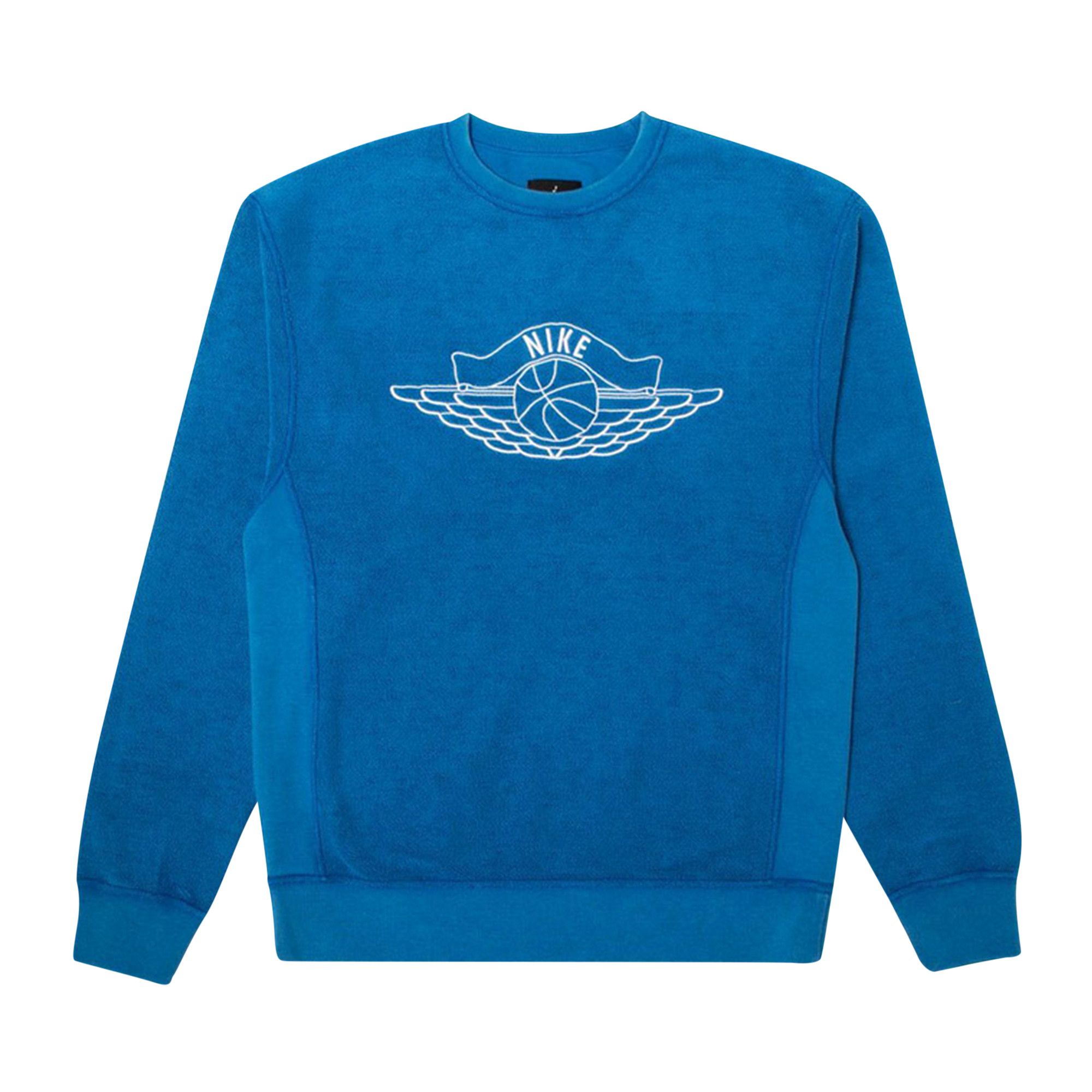Buy Air Jordan x Union NRG Vault AJ Flight Crewneck 'Blue' - AV5881 486 |  GOAT