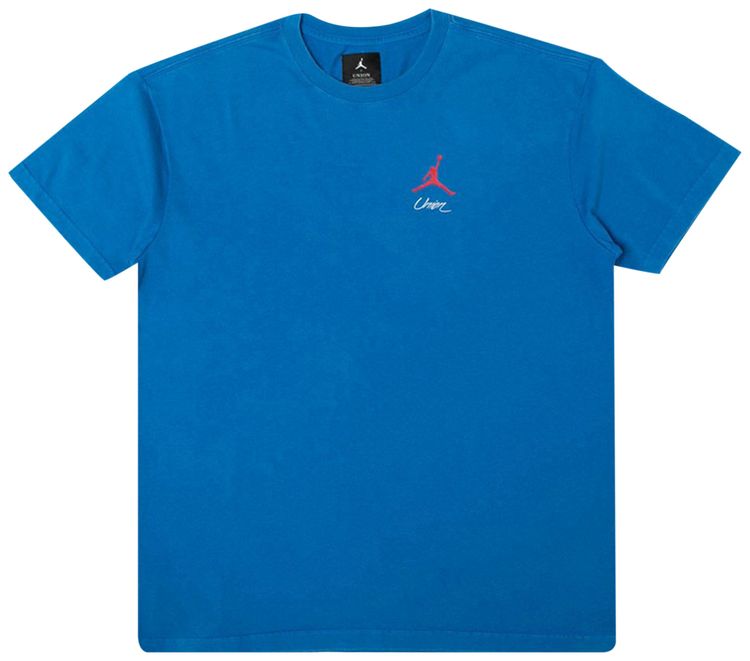 Air Jordan x Union NRG Vault AJ Flight Jumpman Tee Blue