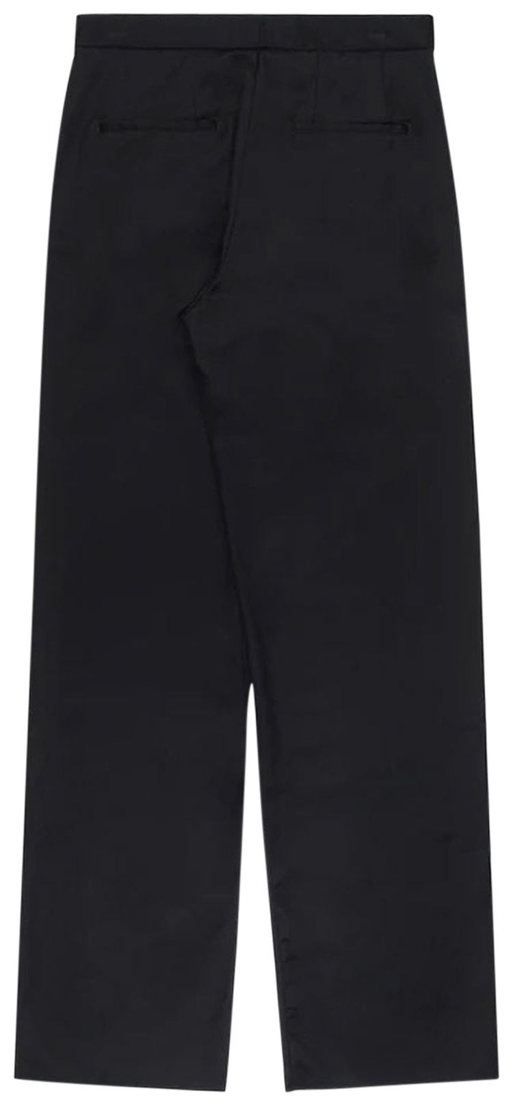 C2H4 Pleated Turn Up Tailor Trousers Black