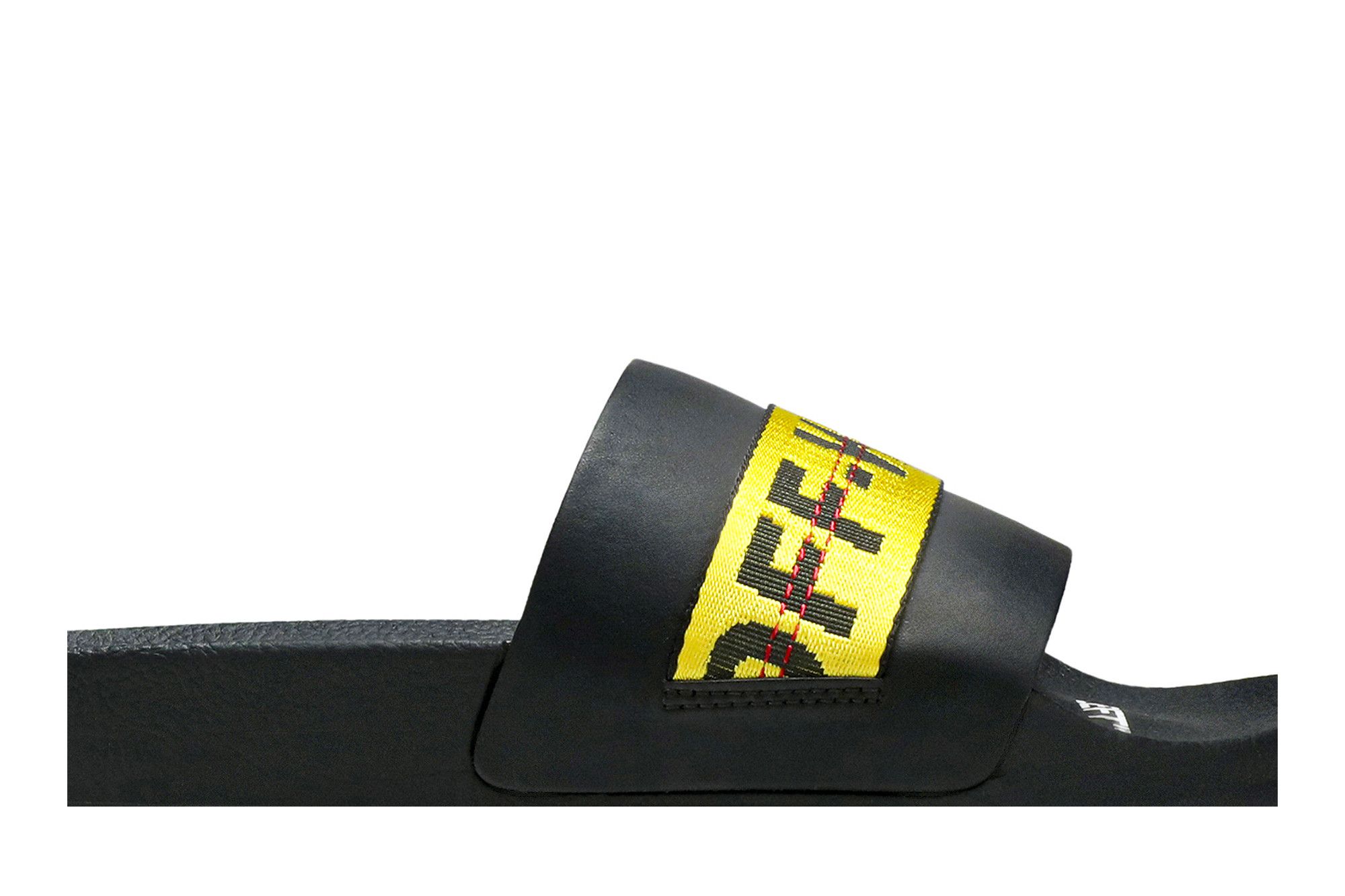 【関税込み】Bulky Slides - Off White - Black/Yellow - Leathe Off White Sliders 'Black Yellow' - Off White