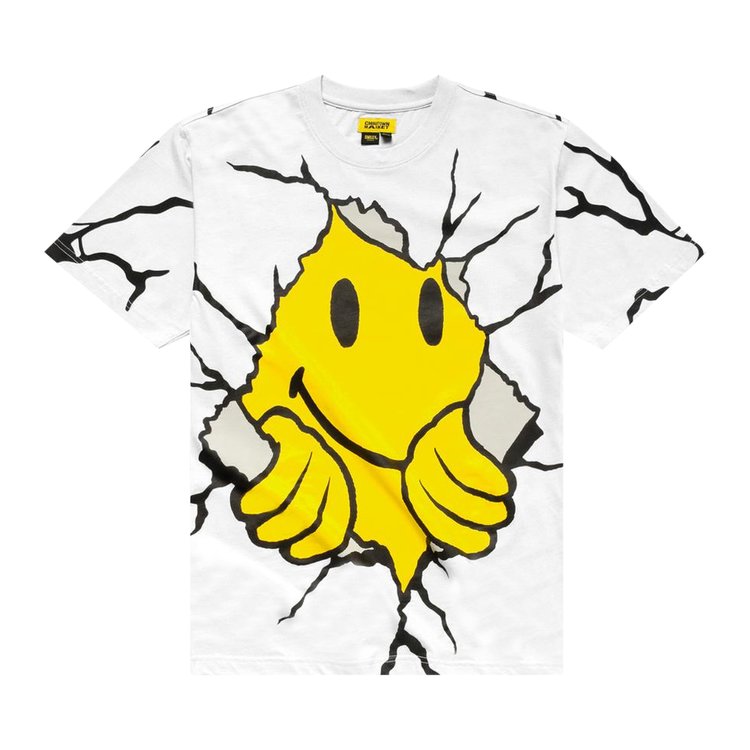 Chinatown Market Smiley Dry Wall Breaker Tee White