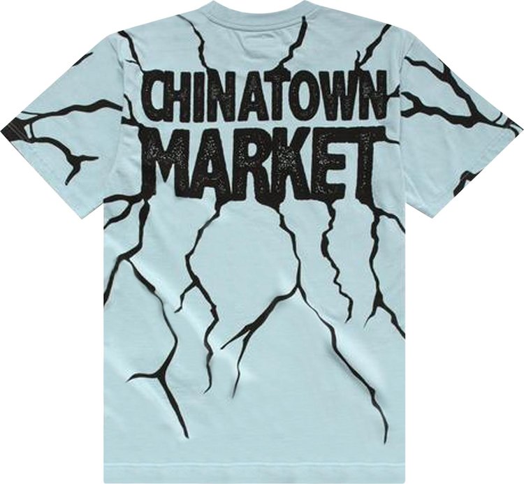 Chinatown Market Smiley Dry Wall Breaker Tee Blue