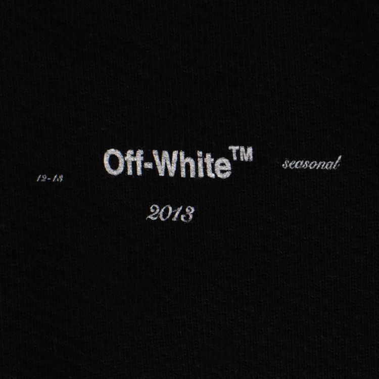 Off White Logo Crewneck Sweatshirt Black