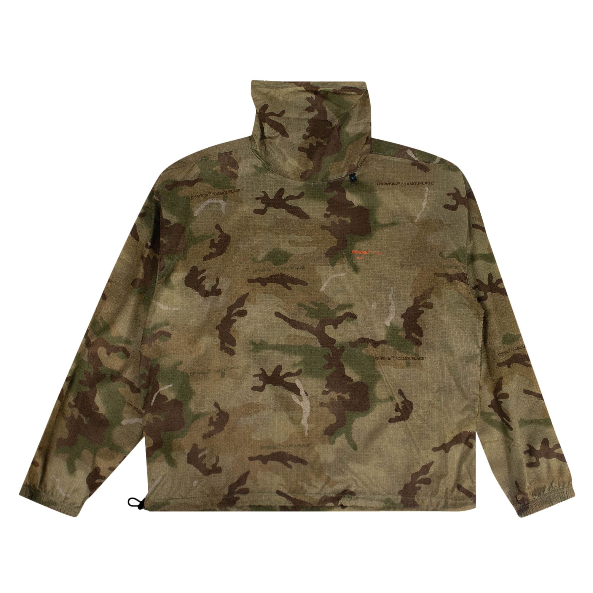 Camo off white coat clearance