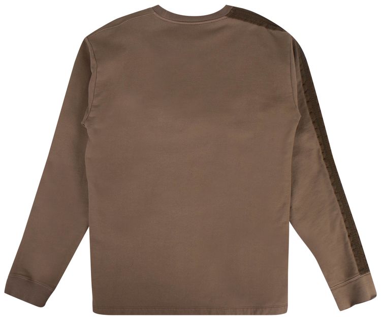 Off White Parachute Crewneck Sweatshirt Brown
