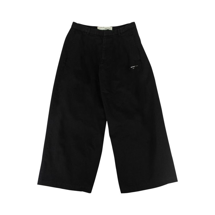Buy Off-White Volume Pants 'Black' - OMCA094E19D050021000 | GOAT