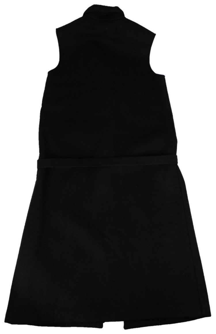 Off White Belted Vest Black