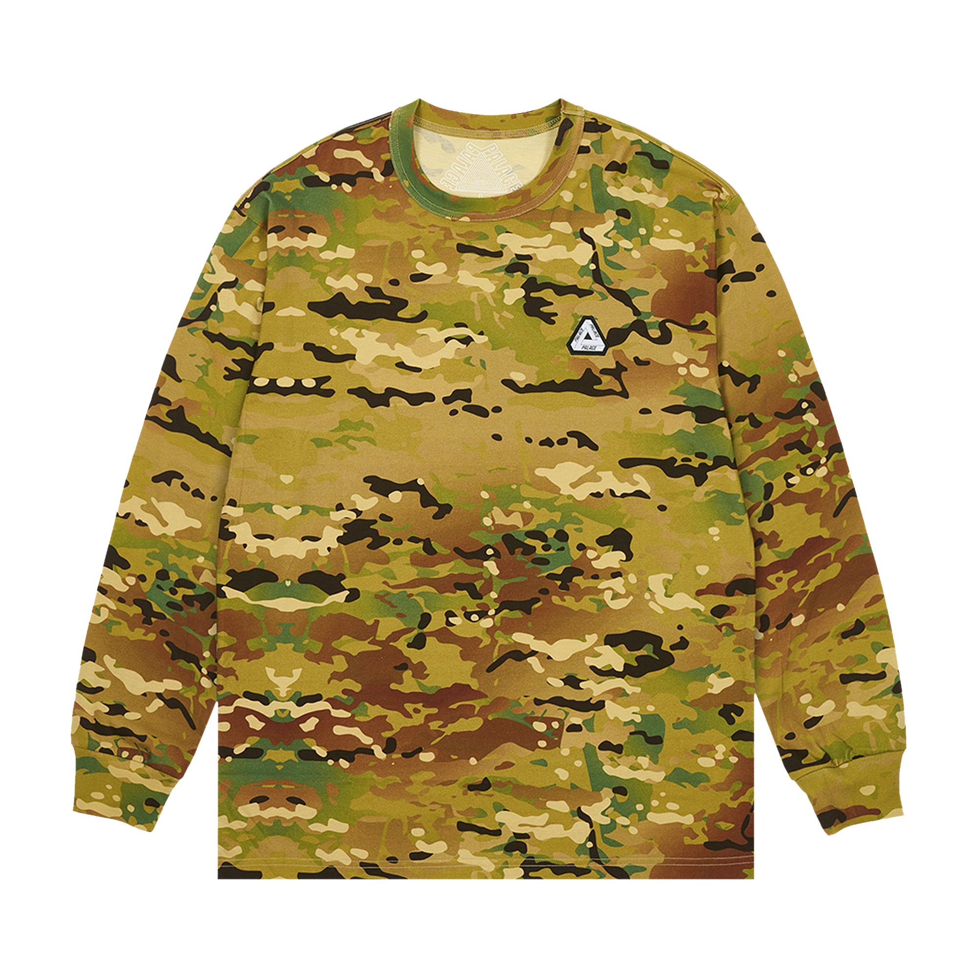 Buy Palace Sofar Long-Sleeve 'Woodland Digi Camo' - P22LS021 | GOAT CA
