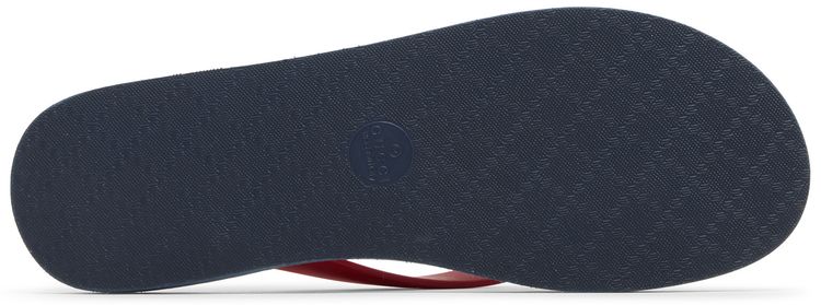 Gucci Thong Sandal Blue Chevron Red Resin