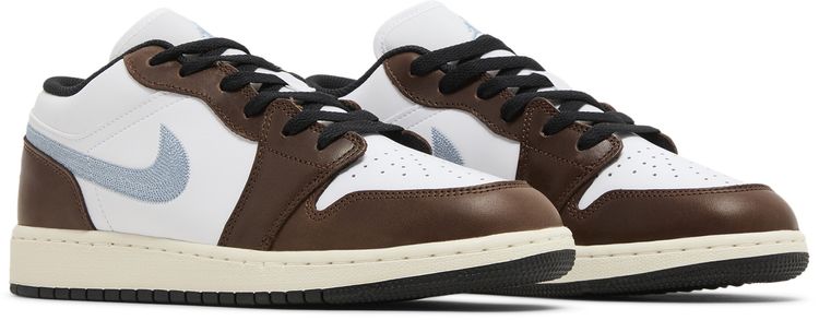 Air Jordan 1 Low SE GS Mocha Blue Grey