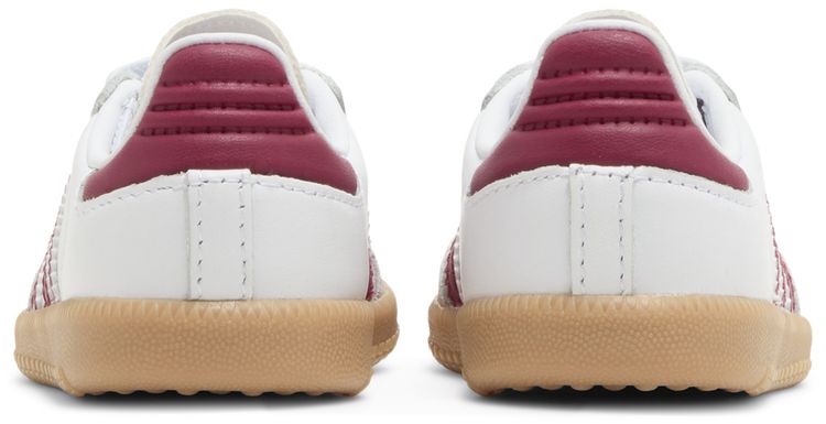 Adidas Samba OG I White Collegiate Burgundy Gum