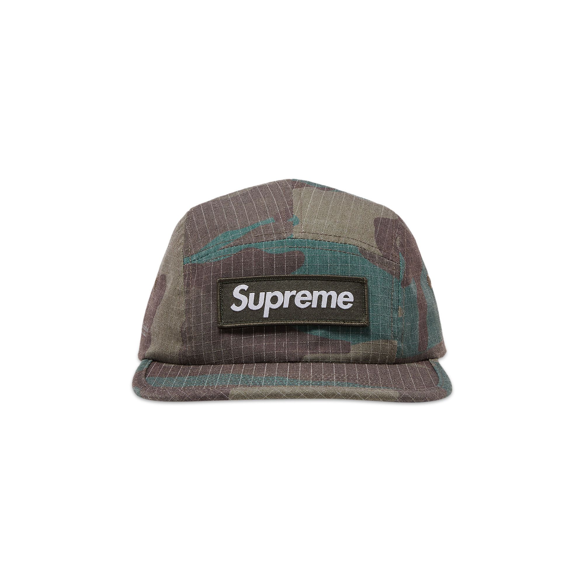 Supreme reflective dressing camo camp cap