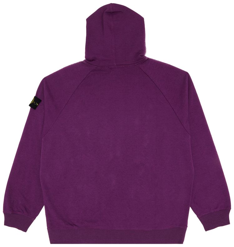Supreme x Stone Island Stripe Hooded Sweatshirt Purple