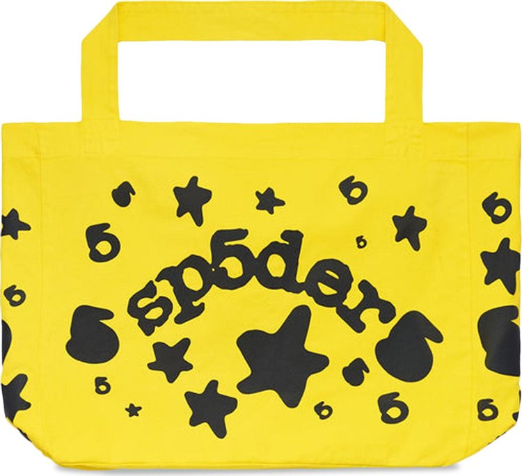 Sp5der Beluga Tote Bag 'Yellow/Black'