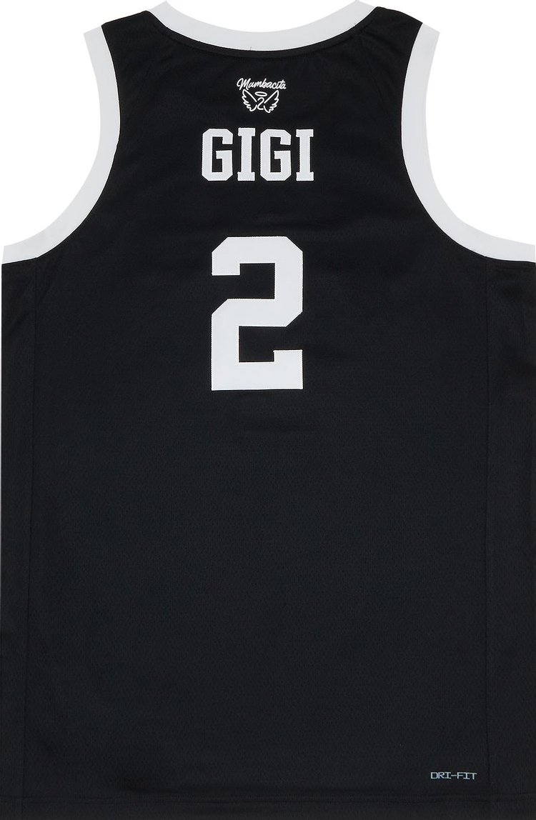 Nike Gigi Bryant Mambacita Basketball Jersey BlackWhite