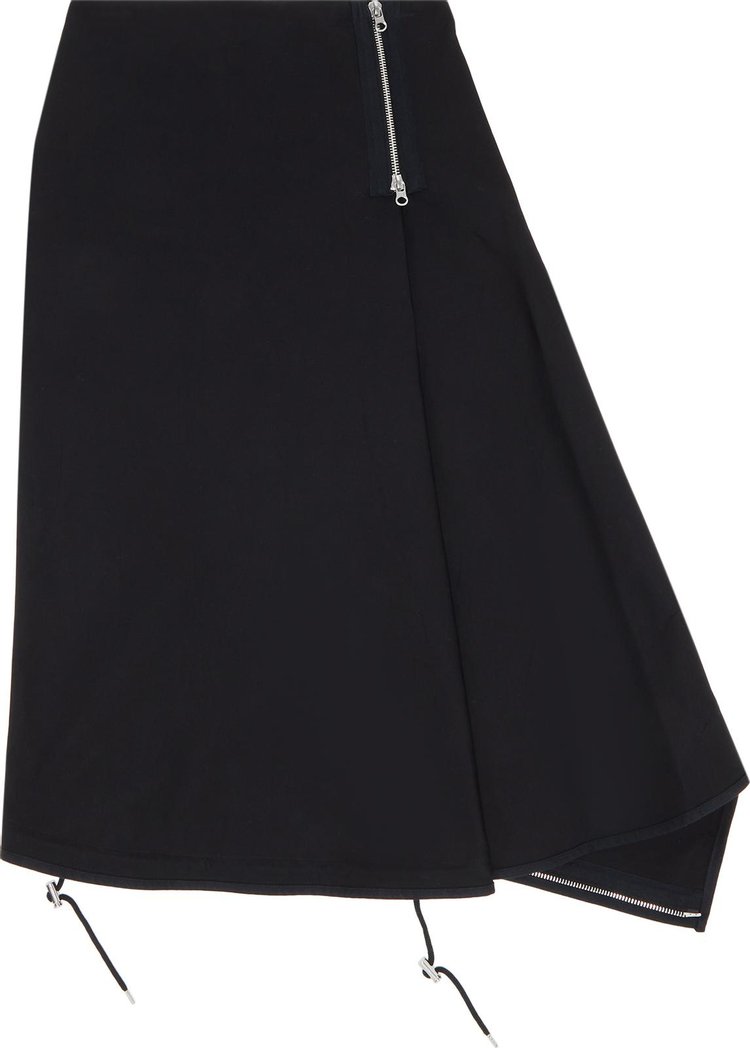 Courreges Modular Long Skirt Black