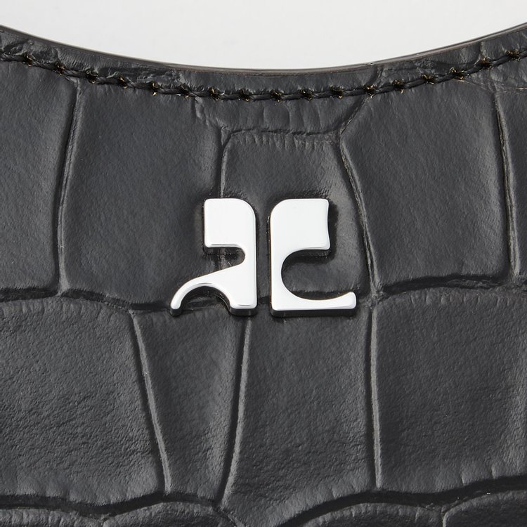 Courreges Holy Croco Stamped Bag Bark