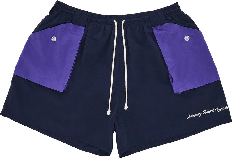 Advisory Board Crystals Camp Crystal Lake Swim Shorts NavyPurple