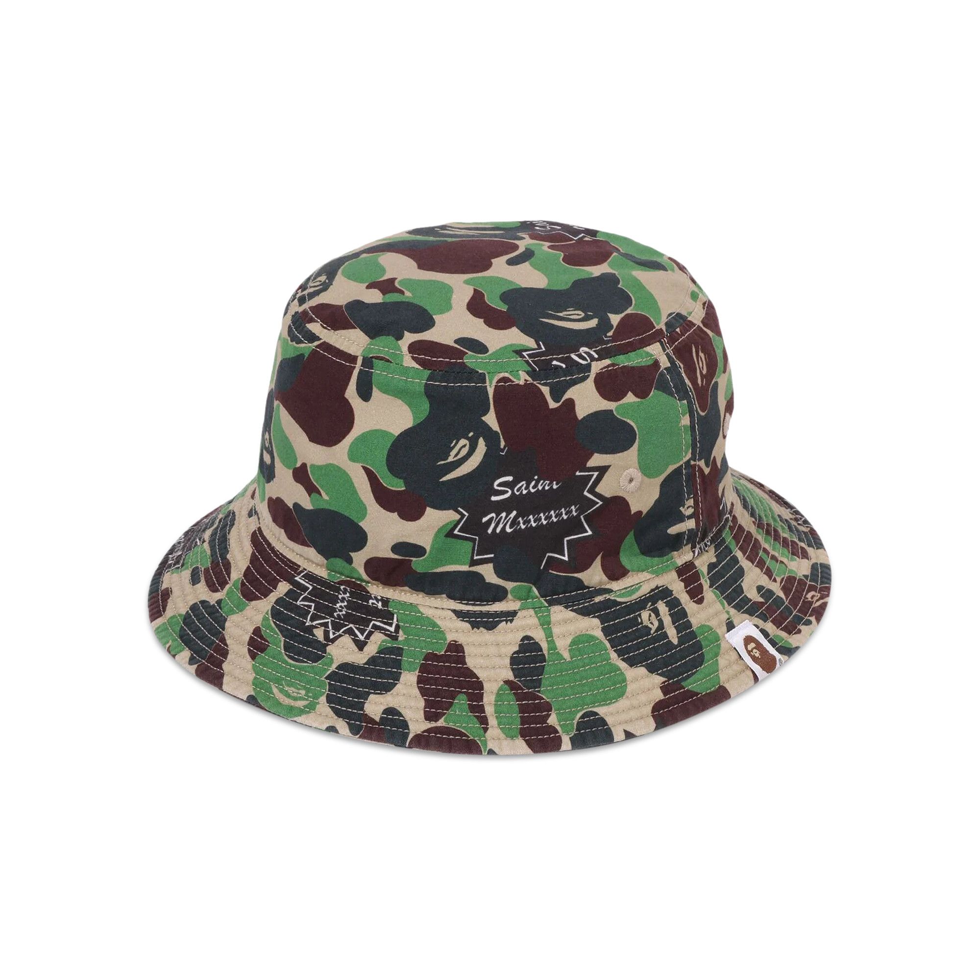帽子 SAINT Mxxxxxx BAPE_BUCKET HAT A BATHING APE_ x SAINT Mxxxxxx Bucket Hat _ FASCINATE Osaka