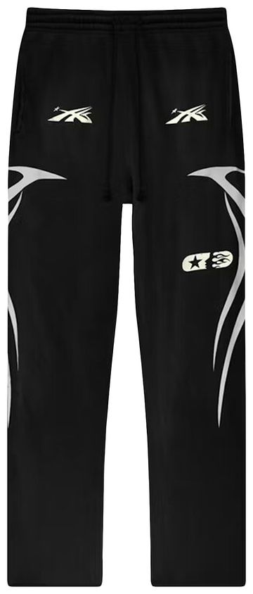 HELLSTAR SPORTS DOUBLE HIT SWEATPANTS BLACK