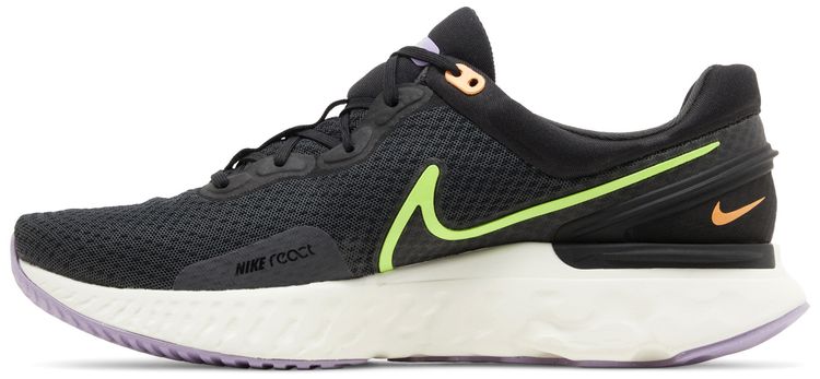 React Miler 3 Anthracite Ghost Green