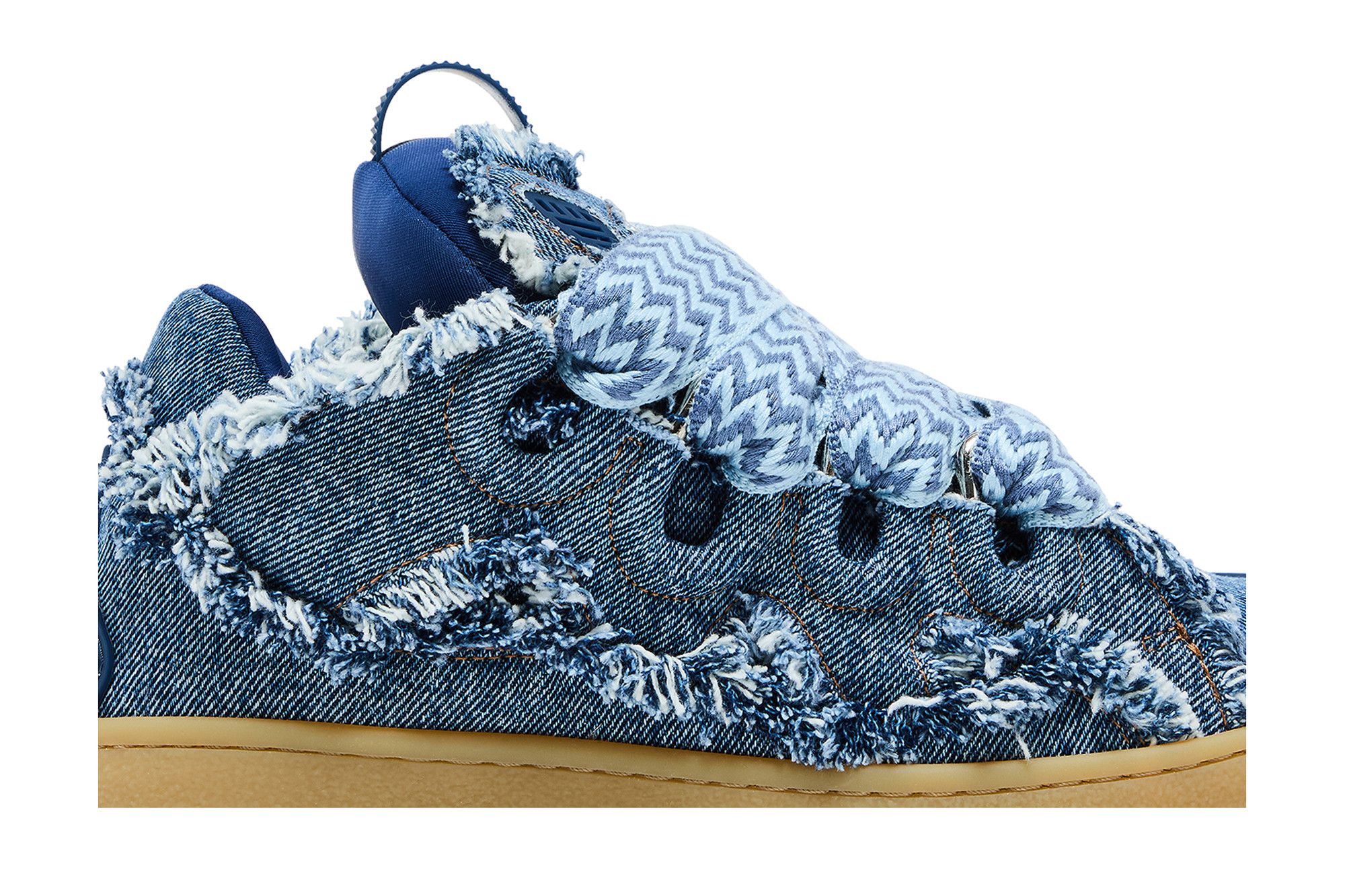 Buy Lanvin Wmns Curb Sneakers 'Frayed Denim' - FW SKDK02 FRDE