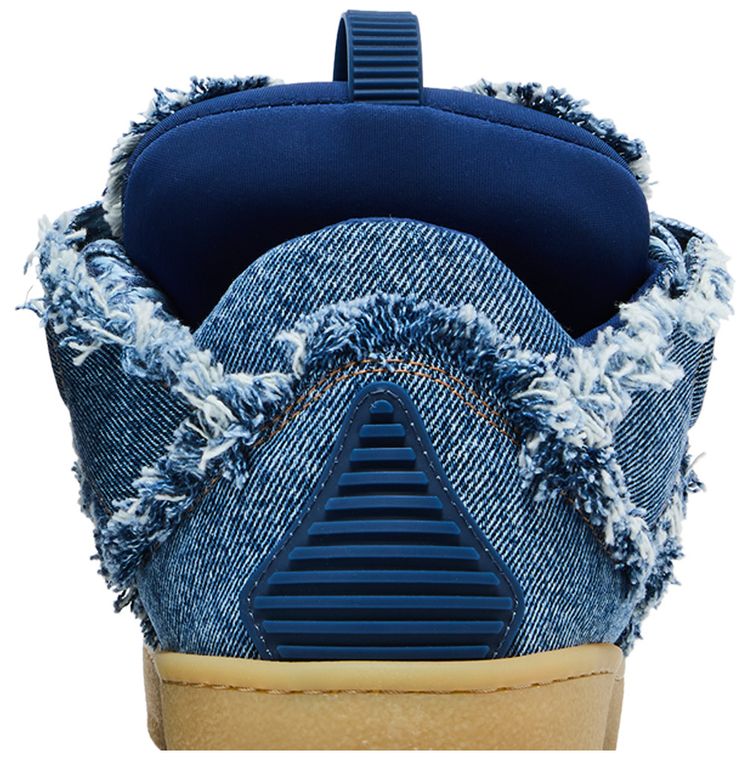 Lanvin Wmns Curb Sneakers Frayed Denim