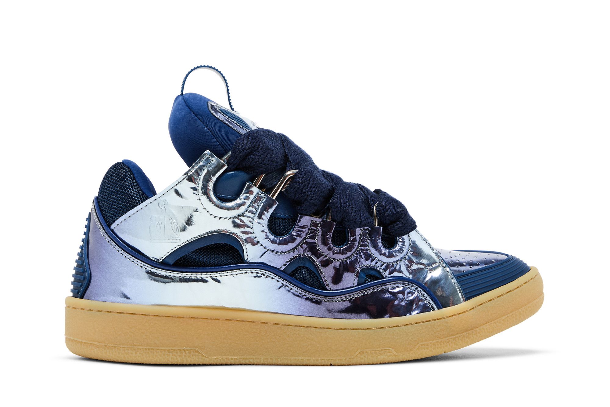 Buy Lanvin Curb Sneakers 'Specchio Degrade Effect - Cornflower