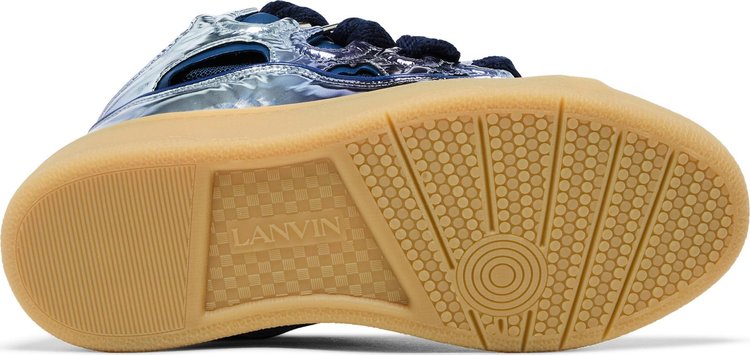 Lanvin Curb Sneakers Specchio Degrade Effect   Cornflower