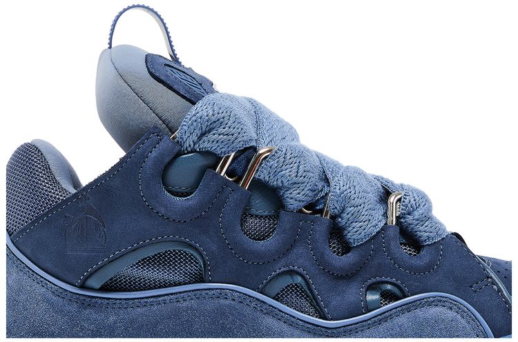 Lanvin Curb Sneakers Monochrome   Cornflower