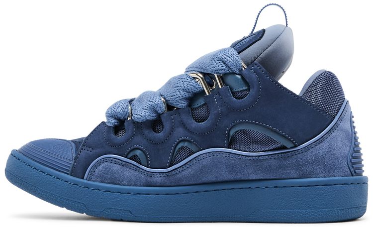 Lanvin Curb Sneakers Monochrome   Cornflower