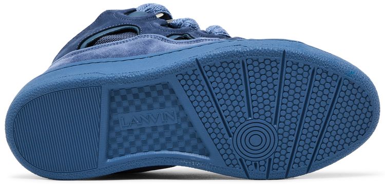 Lanvin Curb Sneakers Monochrome   Cornflower