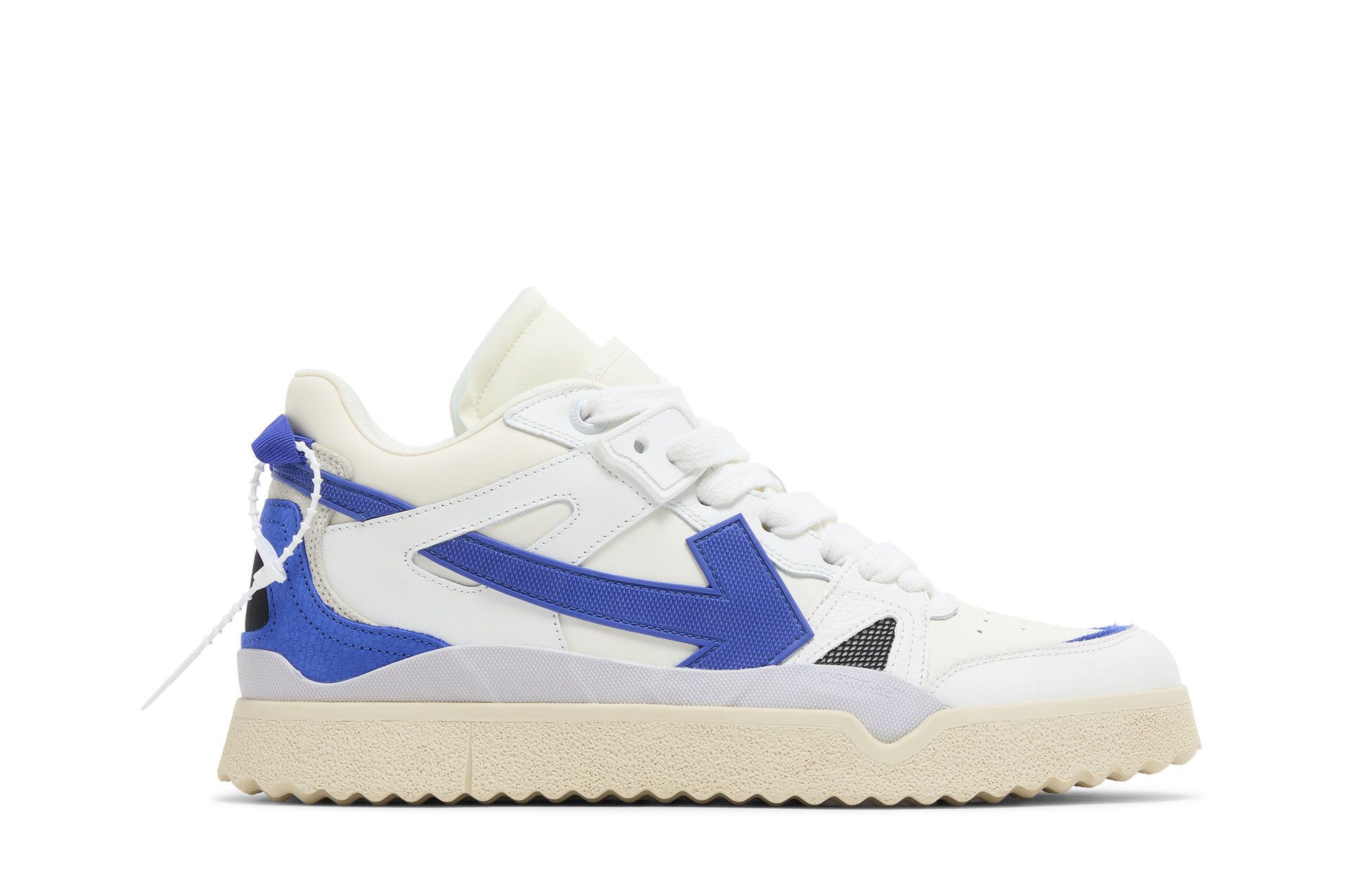 スニーカー Off-White OMIA234F22LEA001 MIDTOP SPONGE Sneakers OFF-WHITE Sponge Mid Top White Green Men's