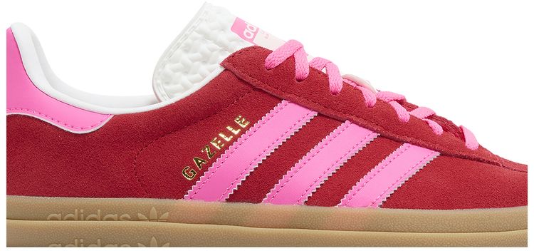 Wmns Gazelle Bold Collegiate Red Lucid Pink