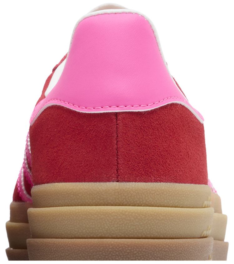 Wmns Gazelle Bold Collegiate Red Lucid Pink