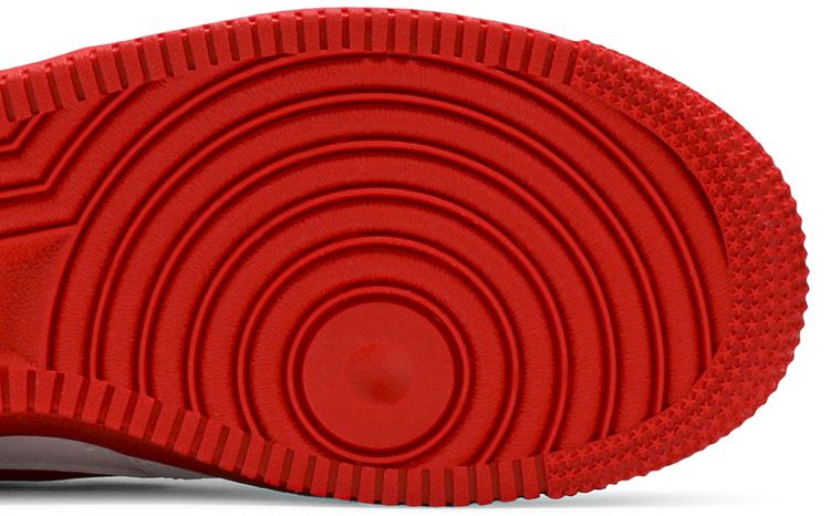 Nike Air Force 1 GS White Red Sole