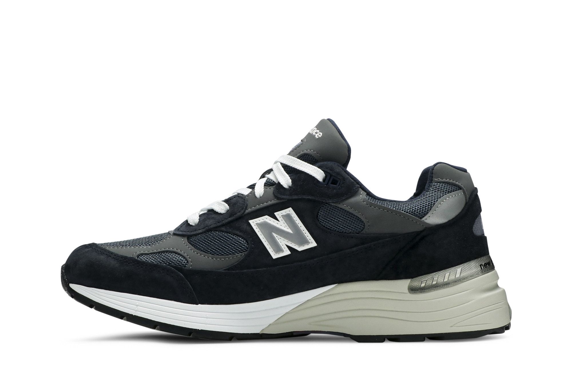 New balance 992 navy hot sale
