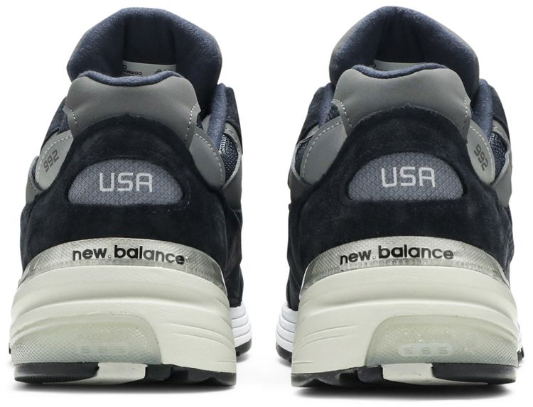New Balance 992 Made in USA Navy Grey