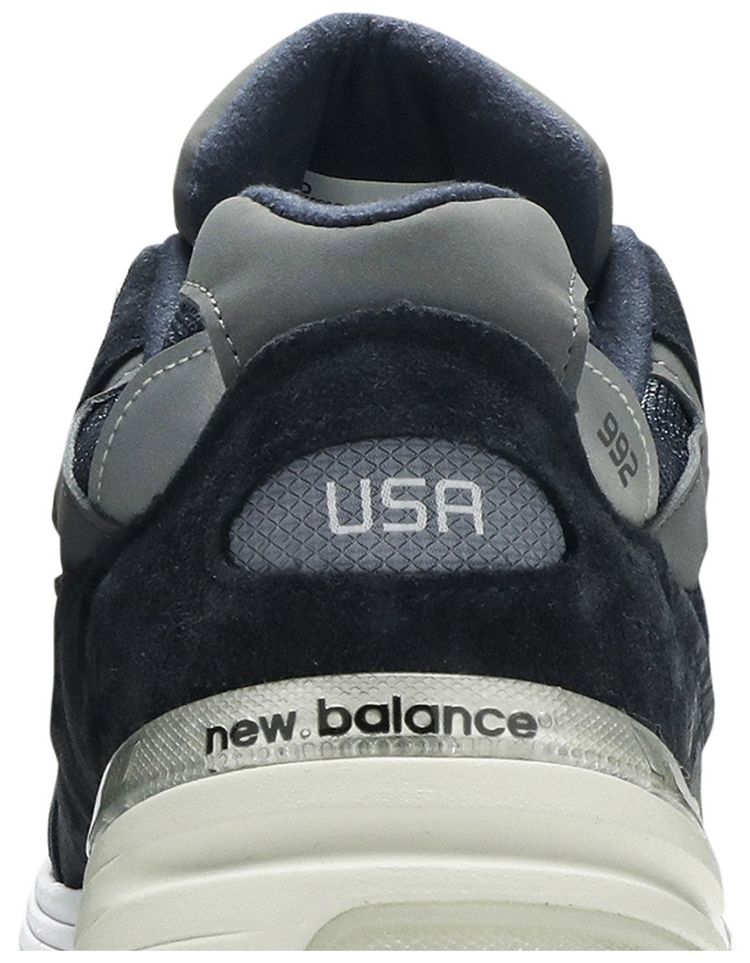 New Balance 992 Made in USA Navy Grey