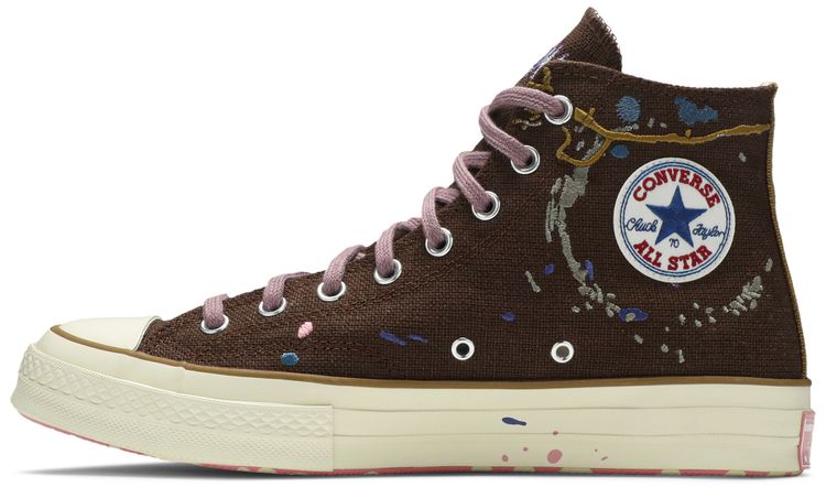 Bandulu x Converse Chuck 70 High Paint Splatter   Cappuccino Base