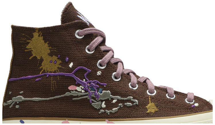 Bandulu x Converse Chuck 70 High Paint Splatter   Cappuccino Base