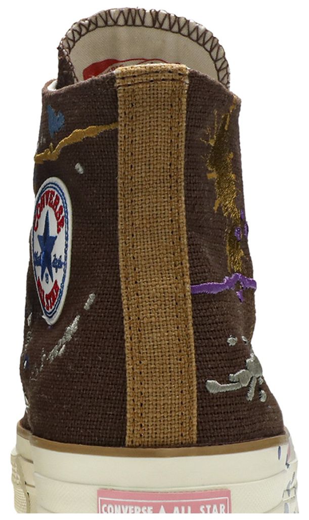 Bandulu x Converse Chuck 70 High Paint Splatter   Cappuccino Base