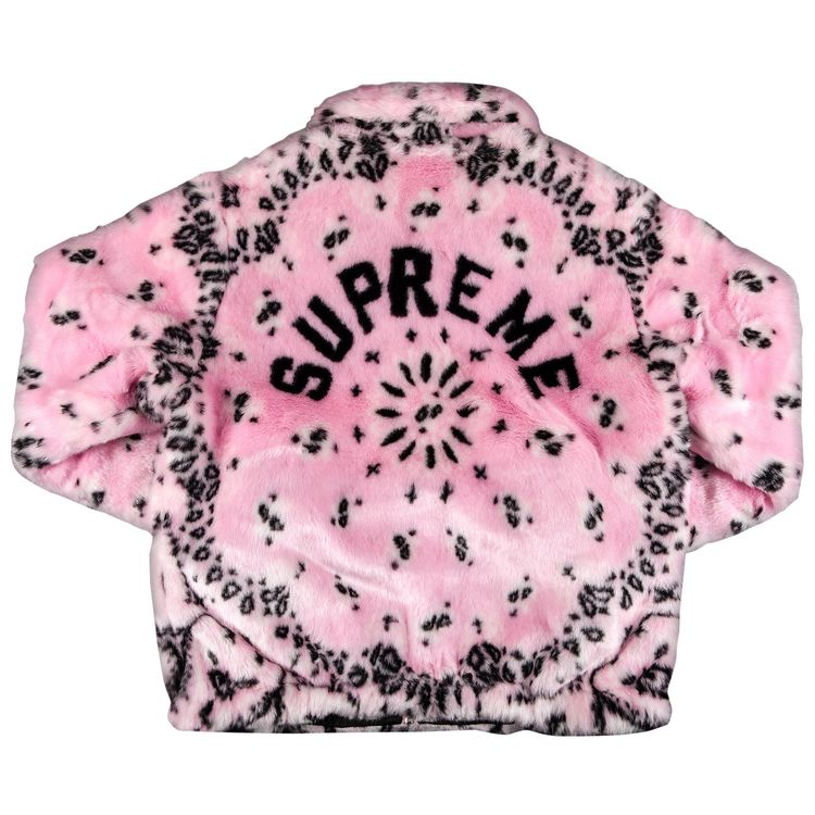 Buy Supreme Bandana Faux Fur Bomber Jacket  
