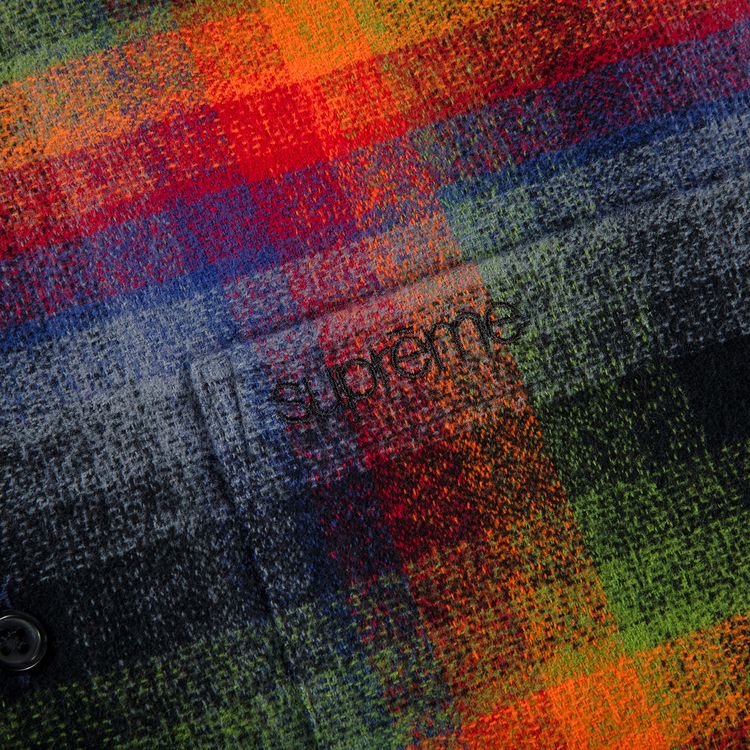 Supreme Plaid Flannel Shirt Multicolor