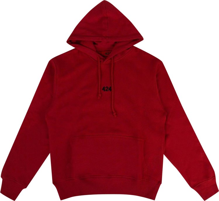 424 Logo Embroidery Hooded Sweatshirt 'Red'