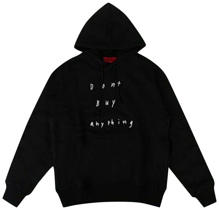 424 Dont Buy Hooded Sweatshirt Black