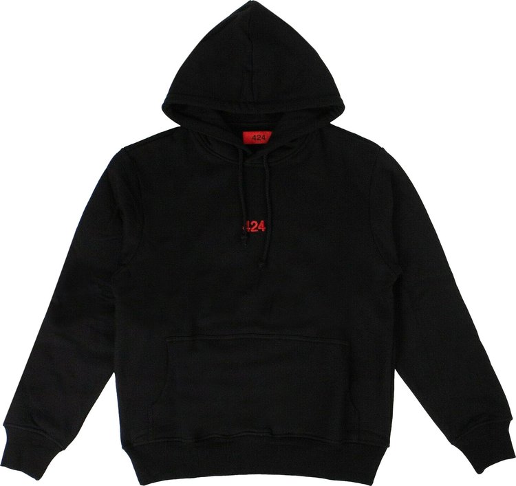 424 Logo Embroidery Hooded Sweatshirt 'Black'