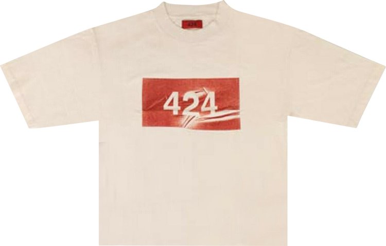 424 Label Short-Sleeve T-Shirt 'Cream'