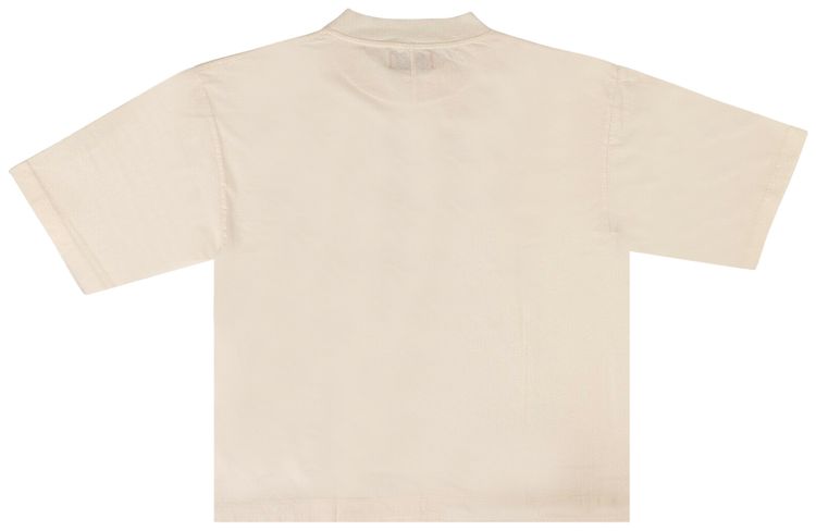424 Label Short Sleeve T Shirt Cream