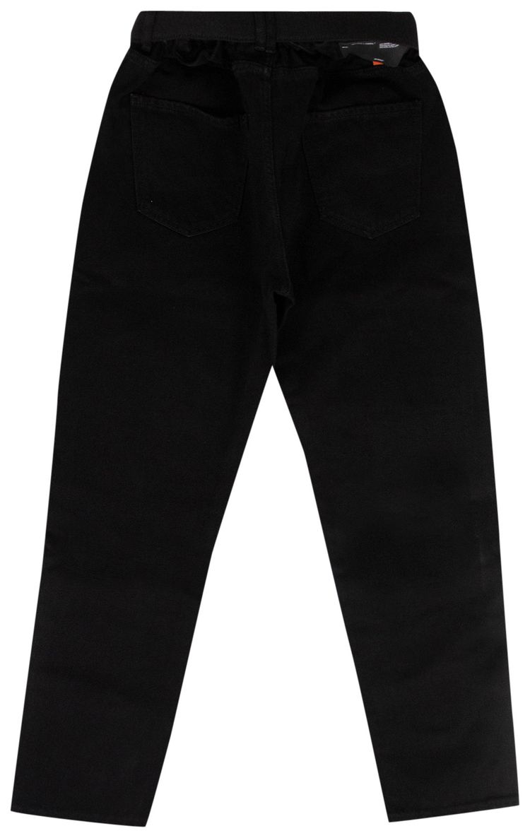 Off White Belted Diag Jeans Black